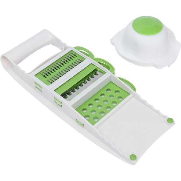 Ralador Cortador Fatiador de Legumes Salada Multiuso 5 em 1